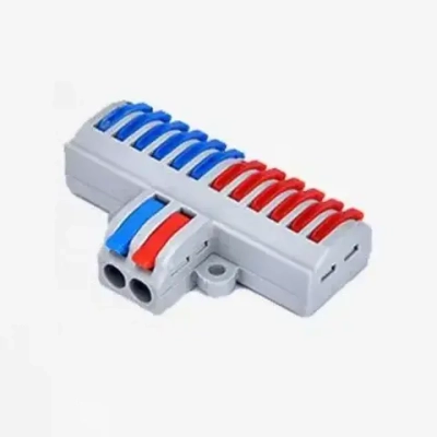 Клемма пружинная быстрозажимная СМК-222/2Р-1/6 (2 шт.)