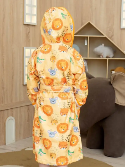 Халат детский махровый &quot;Polens&quot; Lion King для мальчиков Желтый