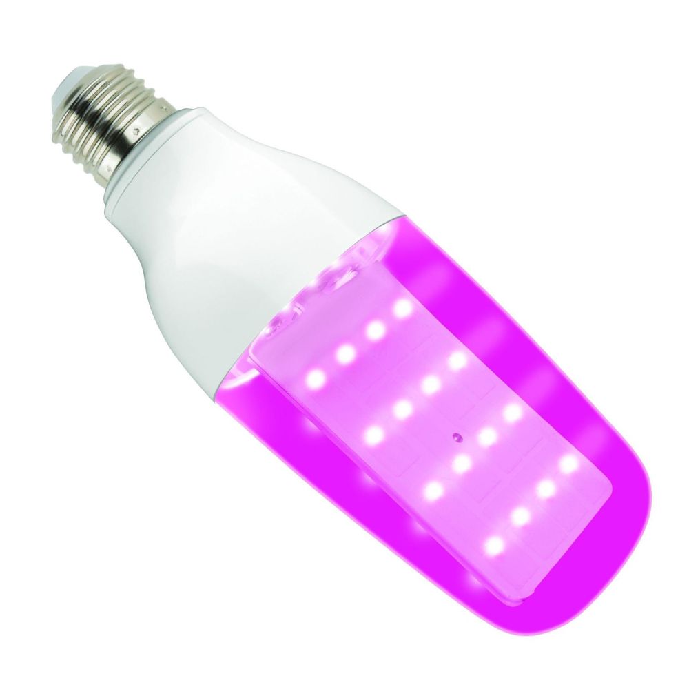 LED-B82-12W-SPBR-E27-CL PLP33WH Лампа светодиодная для растений. Форма DOUBLESIDE. прозрачная. Спектр для рассады и досвечивания в период роста. Картон. ТМ Uniel