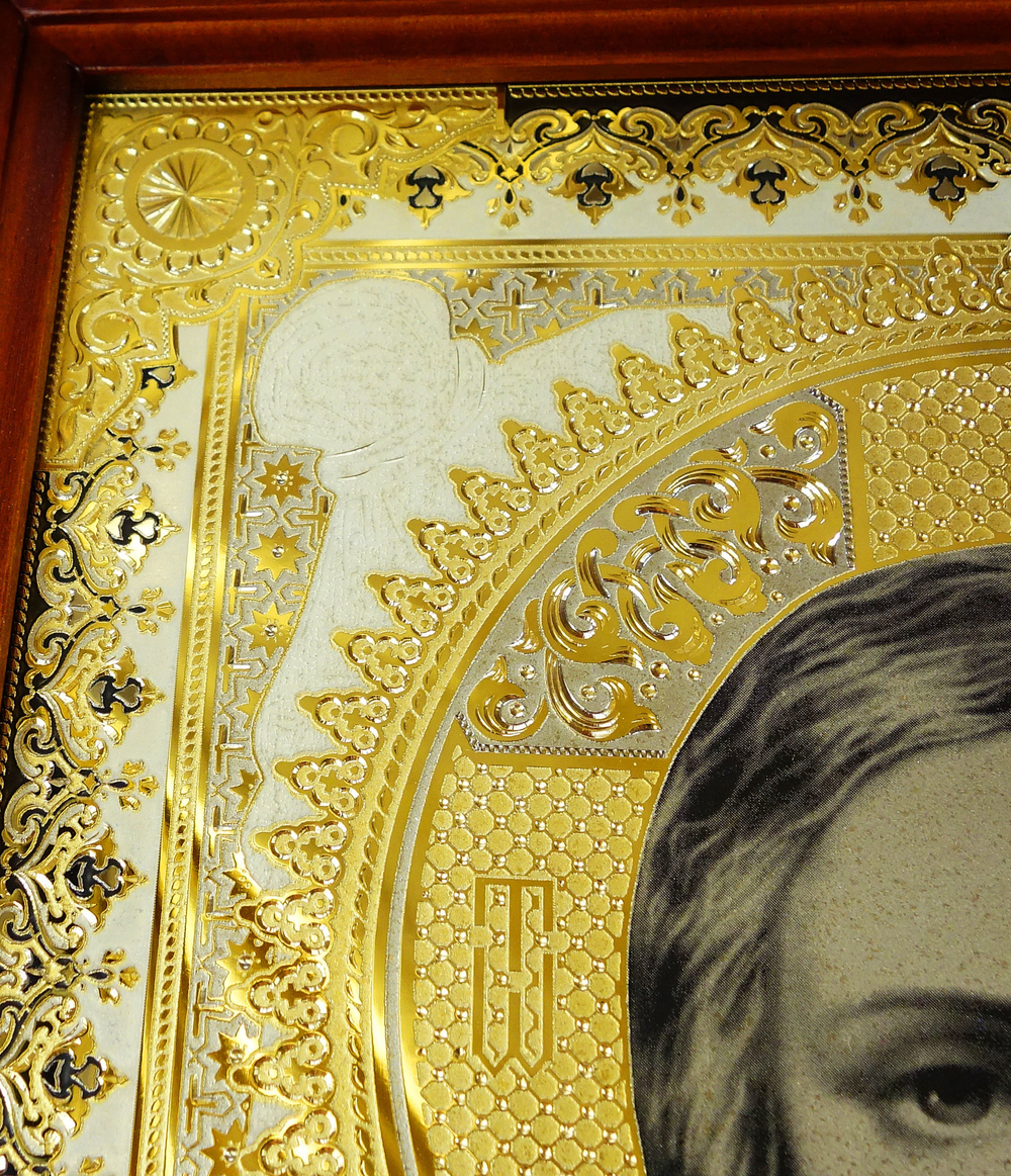 Икона Иисуса Христа /в киоте/