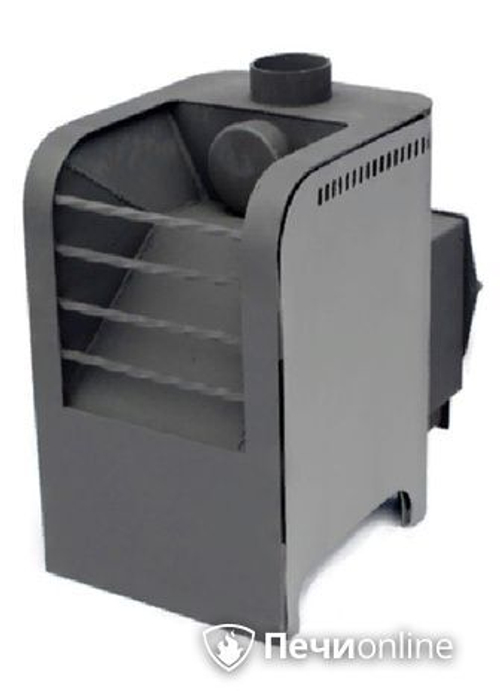 Дровяные печи-каменки Березка Эконом 12 ДТ-3 со стеклом полукругом