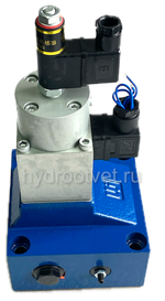 2FRE16-4X/100LBK4M - Пропорциональный регулятор расхода Ду16, номинальный расход 100 л/мин