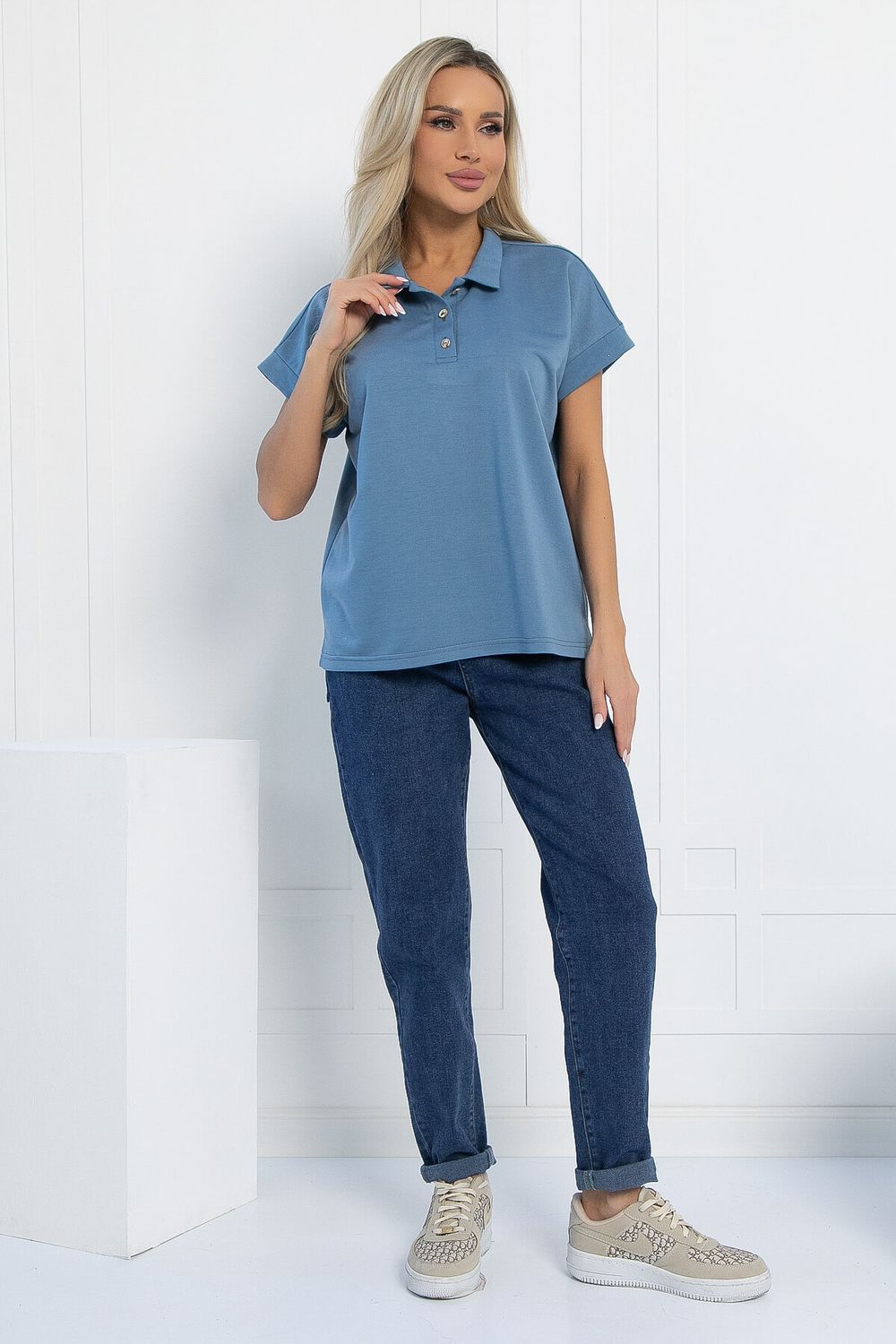 Поло Юлиана (синее) Б13071-10М LT Collection