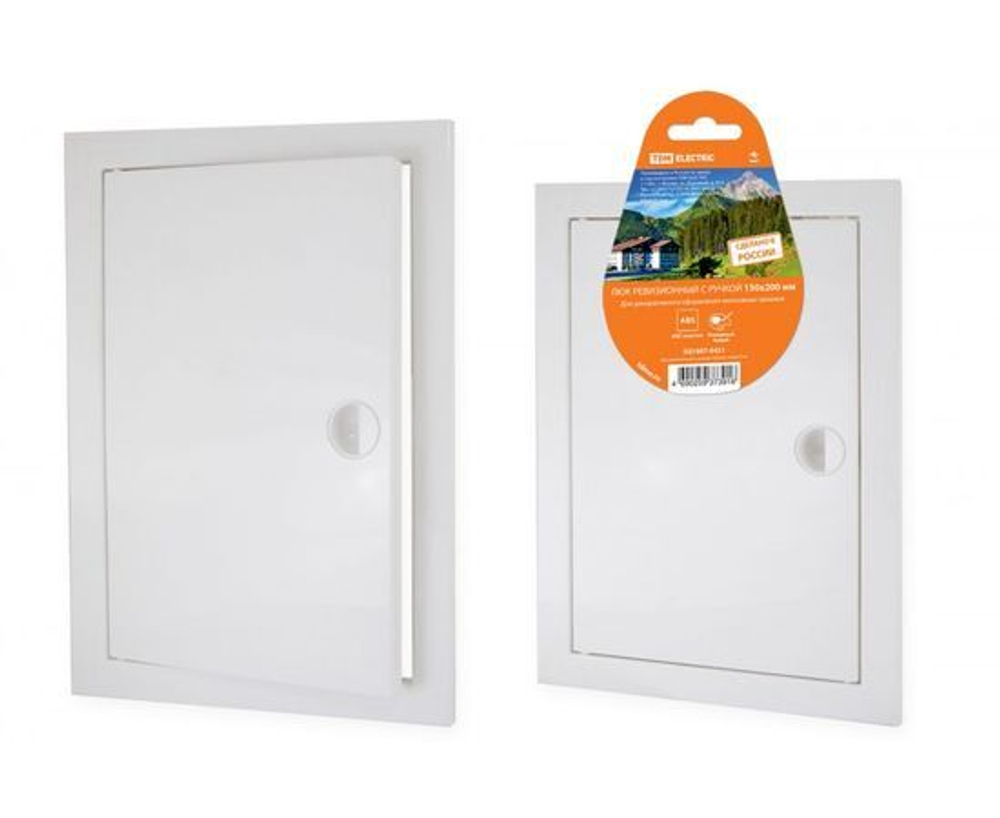 Люк ревизионный с ручкой 150х200, белый TDM SQ1807-0421