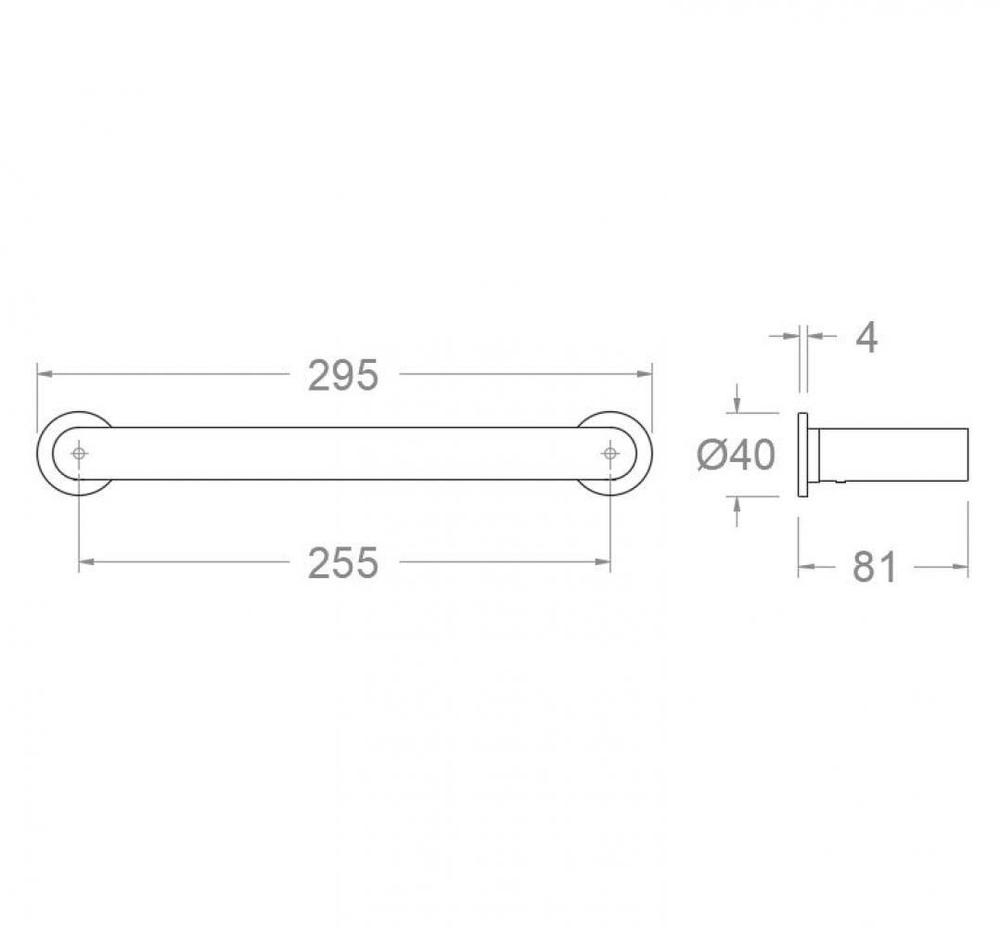 Вешало для полотенец 280мм ramonsoler. Медь.TOAL01CUC