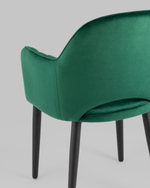 Стул Венера диамант велюр изумрудный