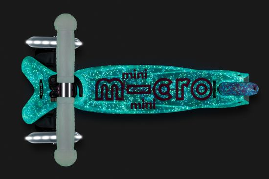 Самокат Mini Micro Deluxe Orion LED складной, розовый