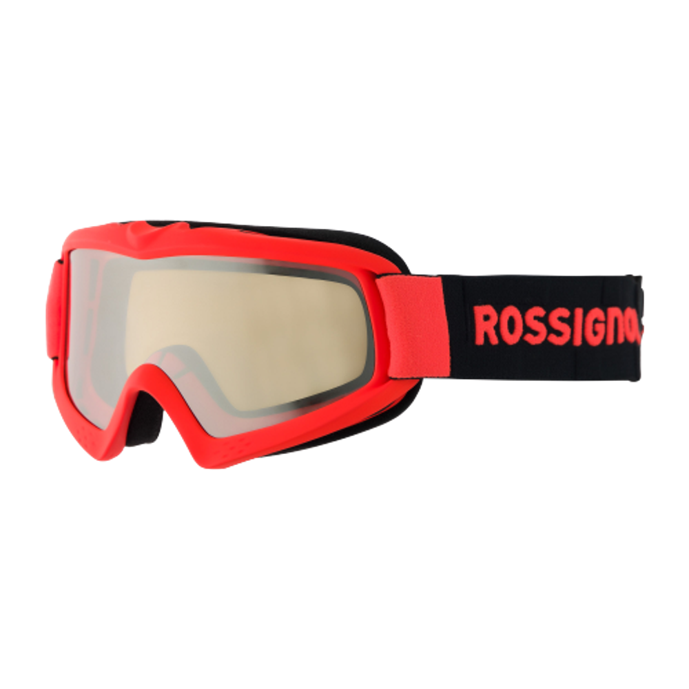 ROSSIGNOL Очки горнолыжные ( маска) юниорские Goggle  RAFFISH HERO HOT RED RKLG500