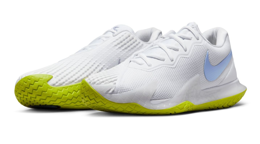 Мужские кроссовки теннисные Nike Zoom Vapor Cage 4 Rafa - white/cobalt bliss/bright cactus