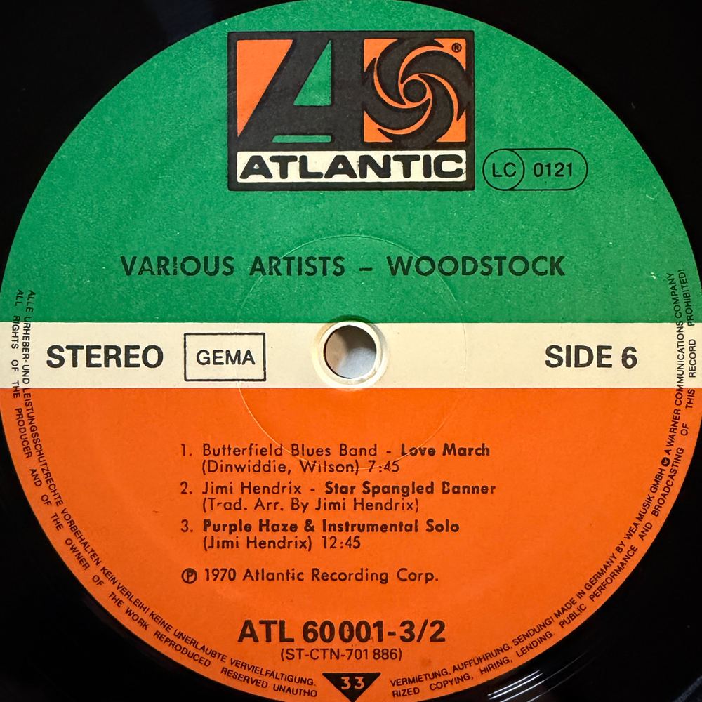 Woodstock - Music From The Original Soundtrack And More 3LP (Германия)