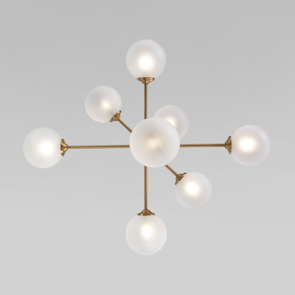 Потолочная люстра Eurosvet Volver 50383 латунь