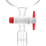 Воронка капельная цилиндрическая, 2000 мл, шлиф 29/32-29/32, с PTFE краном