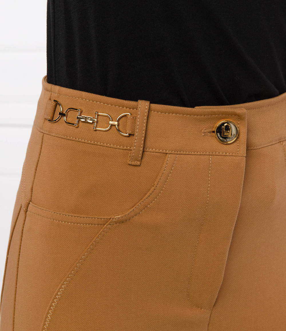 штаны Elisabetta Franchi - светло-коричневый(PA01116E2)