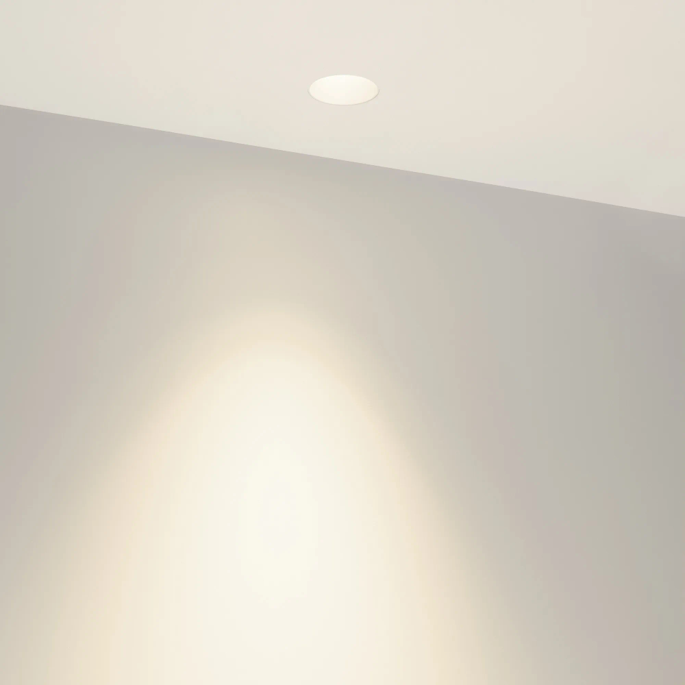 Светильник MS-INVISIO-TRIMLESS-R55-15W Day4000 (WH-WH, 36 deg, 230V) (Arlight, IP54 Металл, 5 лет) 061918