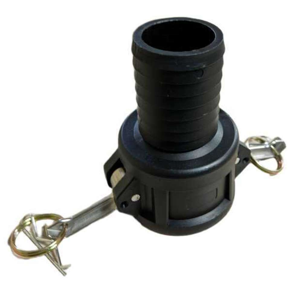 Муфта камлок 3" пластиковая тип "С" штуцер под рукав