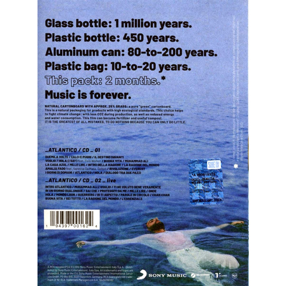 Marco Mengoni / Atlantico - On Tour (2CD)