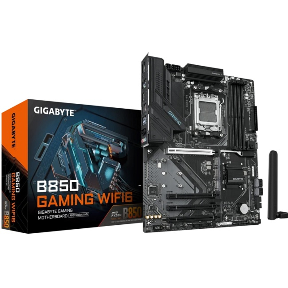 Материнская плата GIGABYTE B850 GAMING WIFI6 (AM5/AMD B850/4xDDR5/4xPCI-Ex16/3xM.2/SB7.1/Wi-Fi/BT/GLAN/DP/HDMI/ATX)