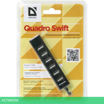 USB-хаб Defender Quadro Swift USB2.0 83203