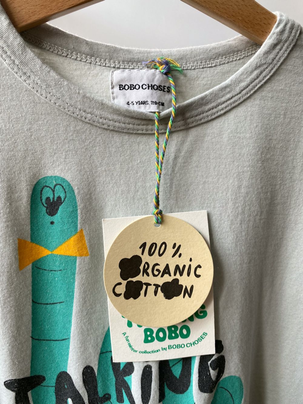 Новый хлопковый лонгслив Bobo Choses, 110