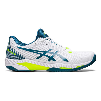 Мужские теннисные кроссовки ASICS Solution Speed FF 2 All Court Shoe Men - White, Petrol