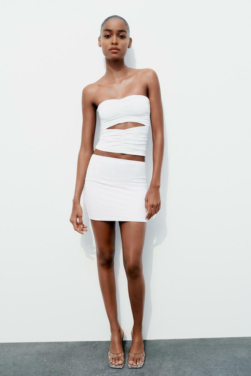 Cut out top zara cheap