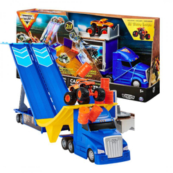 Spin Master Monster Jam - Грузовик-трансформер Transporter 2 в 1 + супер кроссовки El Toro Loco в масштабе 1:64 6058258