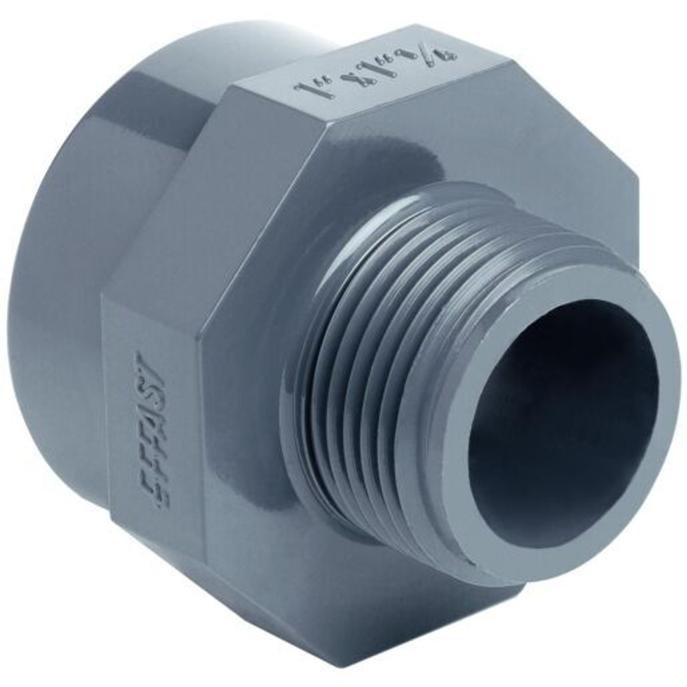 Муфта ПВХ Effast RERMGE075I редукционная, с внешней и внутренней резьбой d2-1/2"х3"