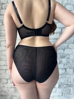 Трусы Egot слипы высокие (черный)