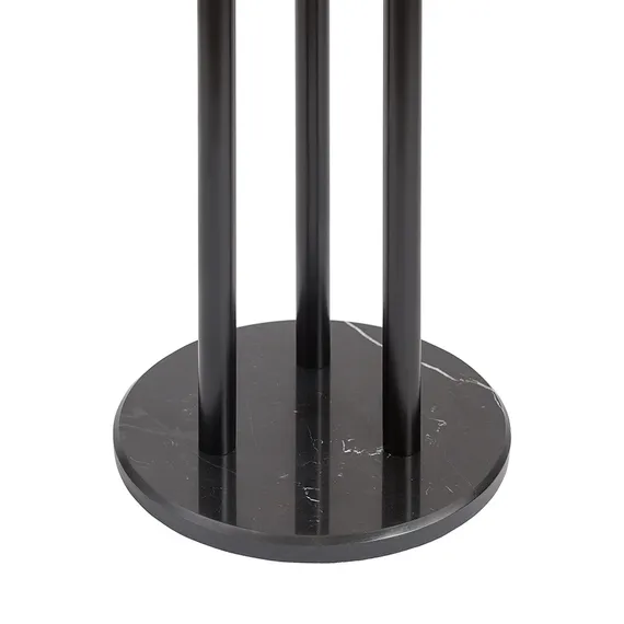 Вешалка напольная solheim, 171 см, черный мрамор/натуральное дерево