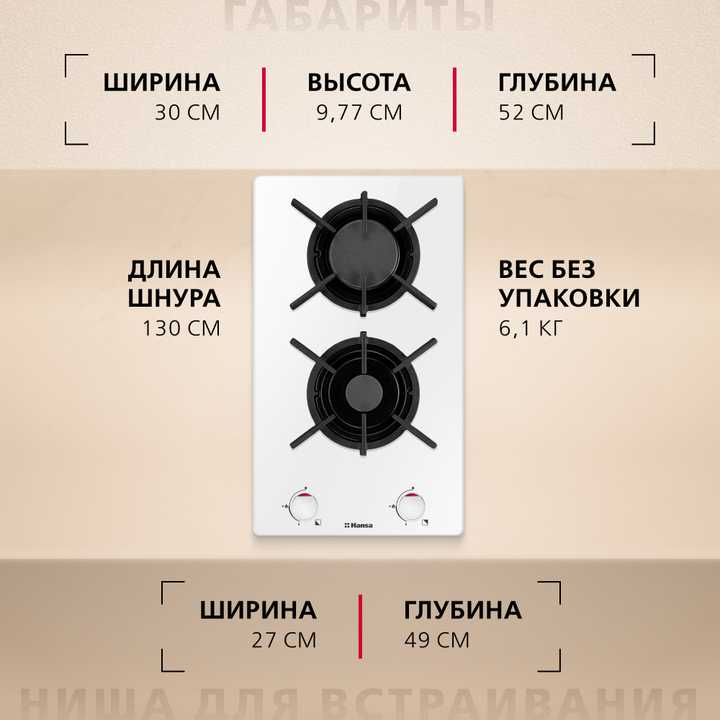 Газовая панель Hansa BHKW310300