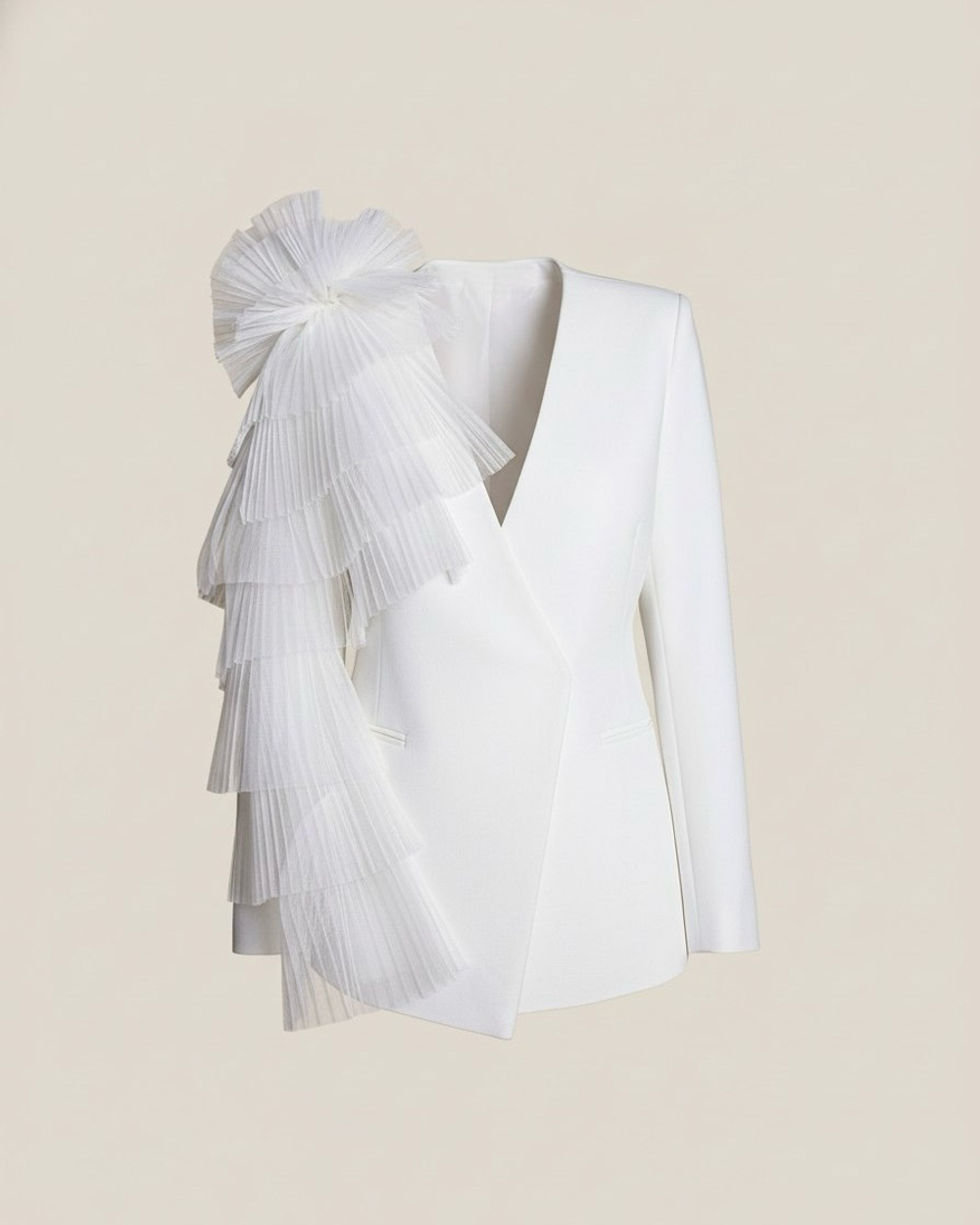 Жакет "Птица" с белым крылом