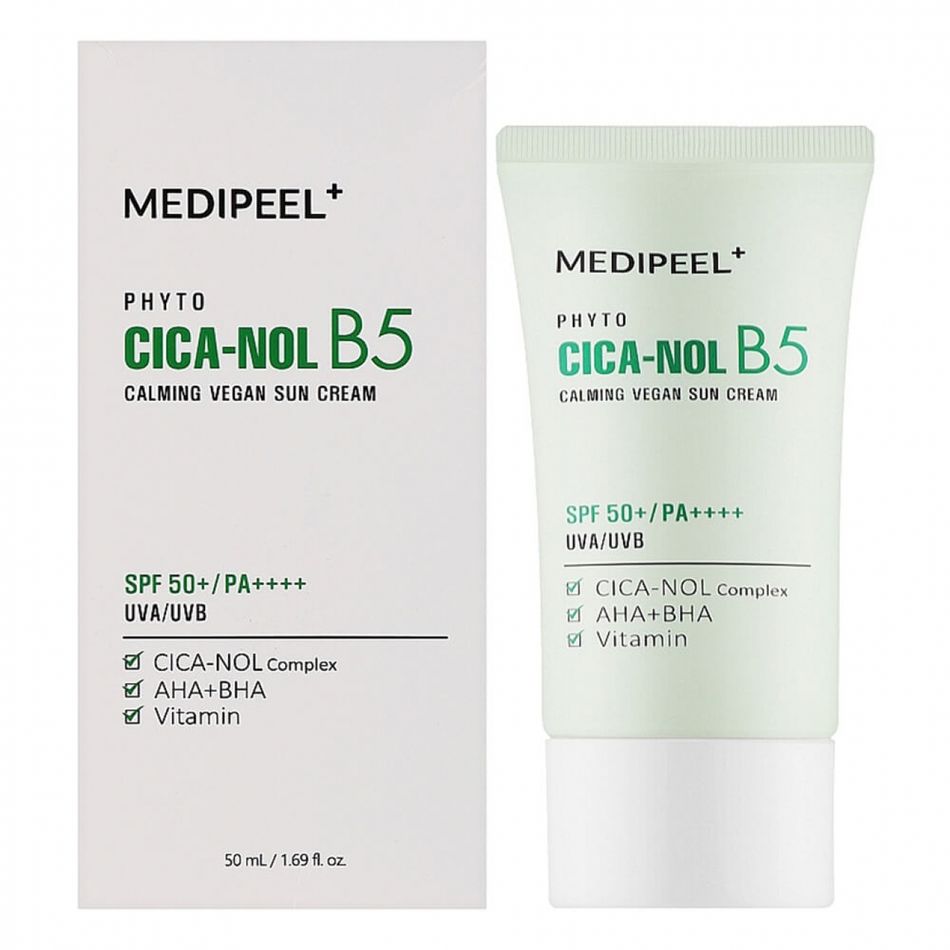 MEDIPEEL Солнцезащитный крем Phyto Cica Nol B5 Calming Vegan, 50 мл