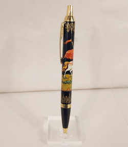 Ручка "Георгий Победоносец" с ручной росписью Палех