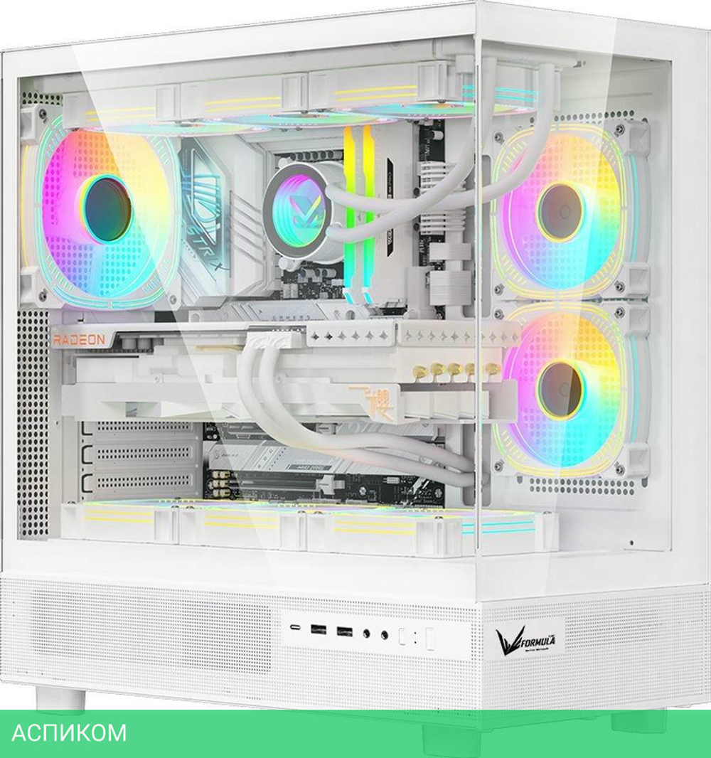 Корпус Formula V Line Crystal Z8 COSMIC белый без БП