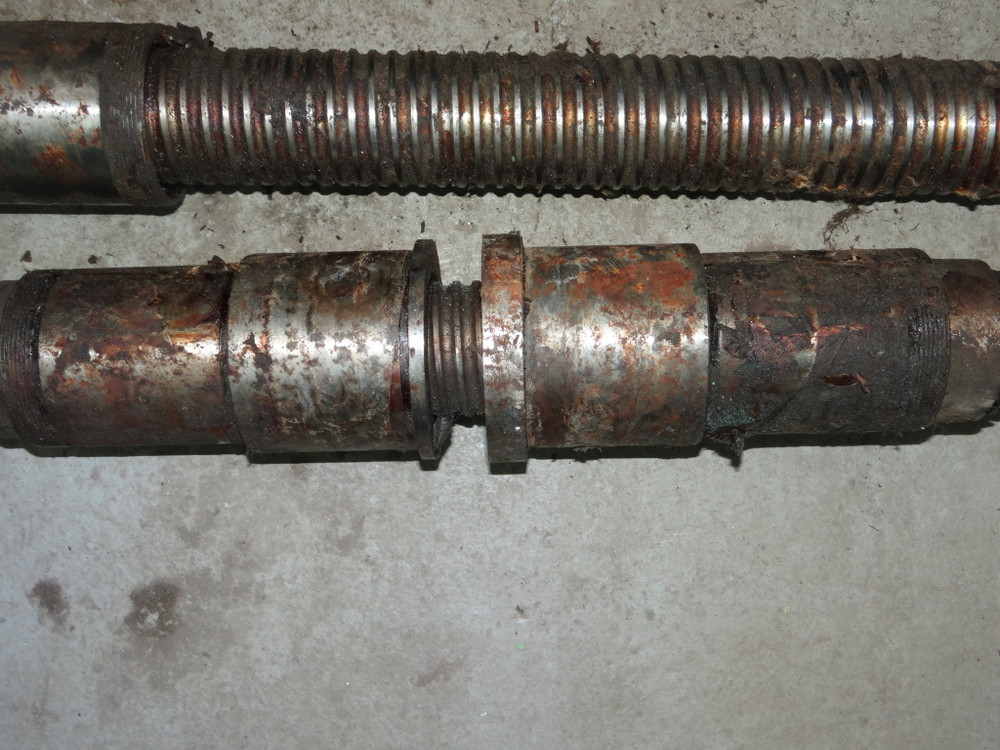 Шарико-винтовая пара ШВП L=1560 L резьбы=1340 d67 шаг 10мм