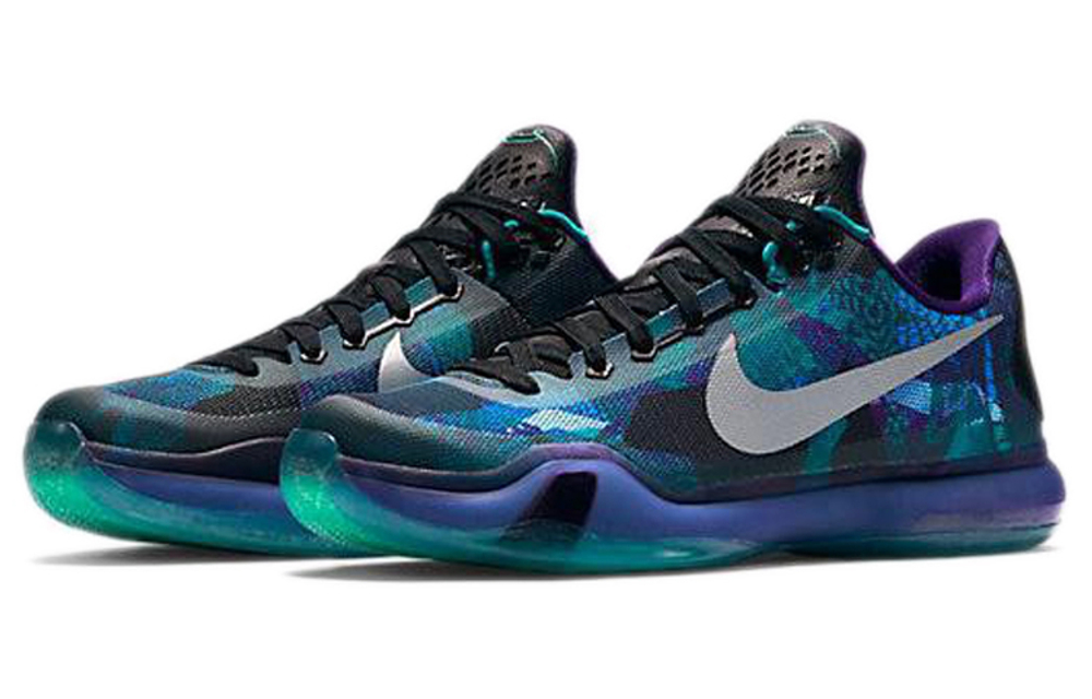 Кроссовки Nike Kobe 10 Ep Overcome Emerald Glow Reflect Silver Court "Purple"