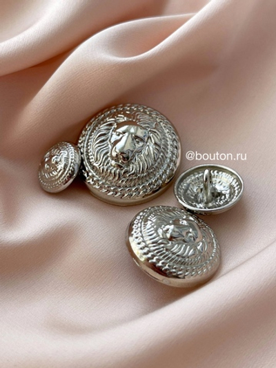 Пуговицы Бмн. Серебро Лев