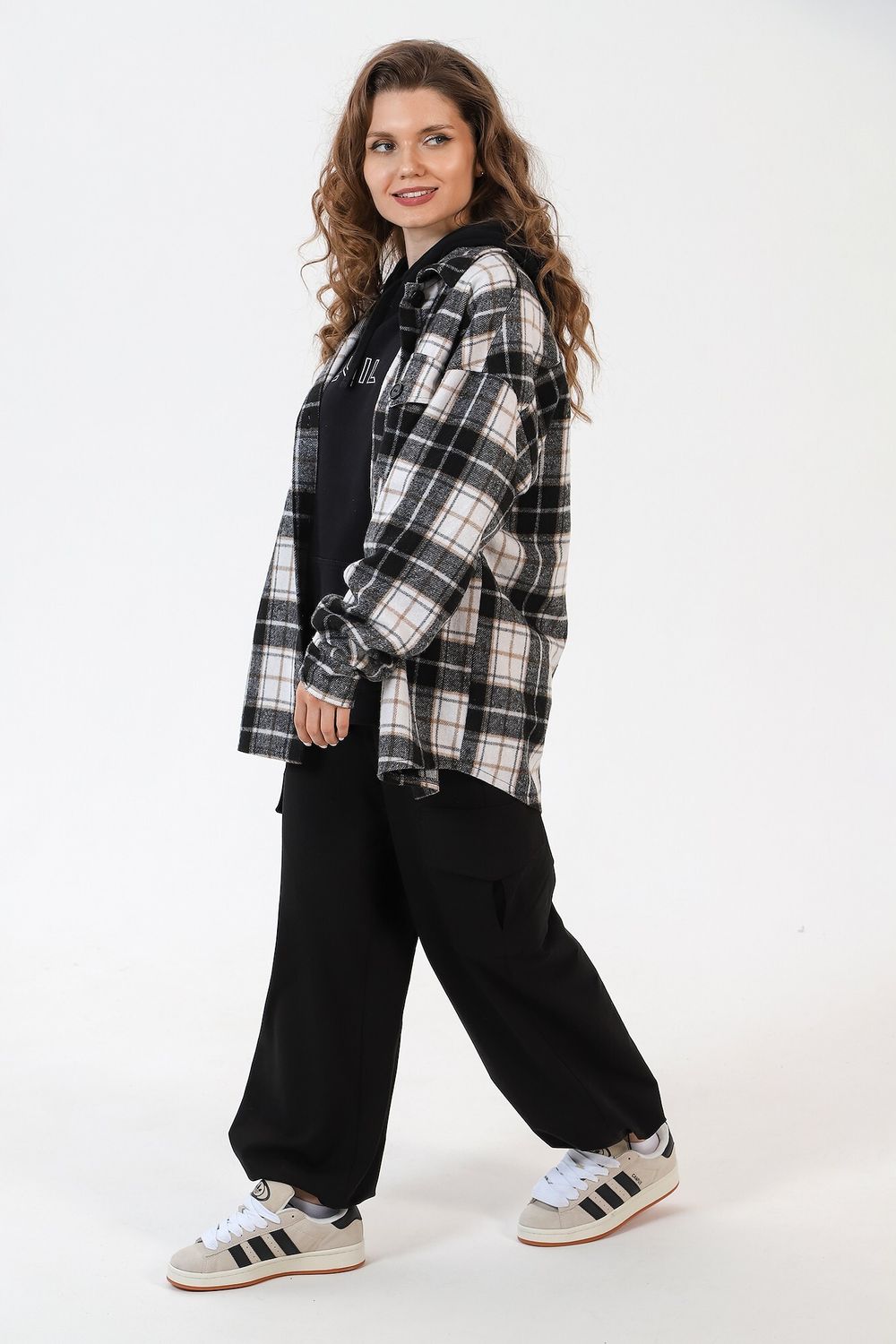 Рубашка женская Квадро-3 Виотекс ЧЁРНЫЙ