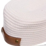 Корзинка плетёная интерьерная «ФРЕТТА», цвет светло-серый, 30*21*14см, (лейбл селфи)