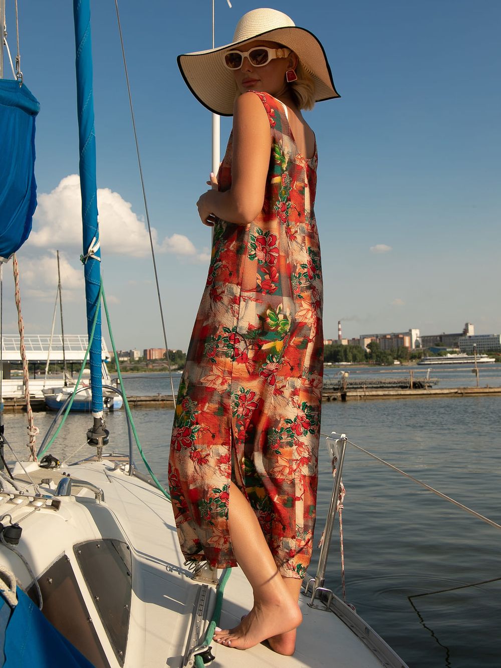 Сарафан Весенний шарм (красный) П15989-10М LT Collection