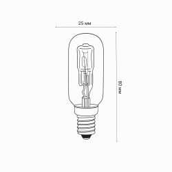 HCL-28-CL-E14-F25 special Лампа галогенная для холодильников и вытяжки. Прозрачная. Картон. ТМ Uniel.