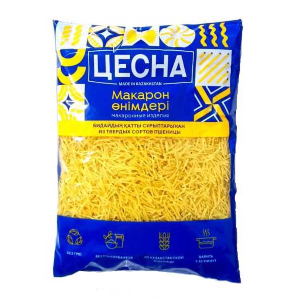Макароны Цесна паутинка 400 гр
