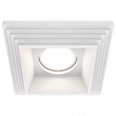 Встраиваемый светильник Maytoni Gyps Modern DL005-1-01-W-1