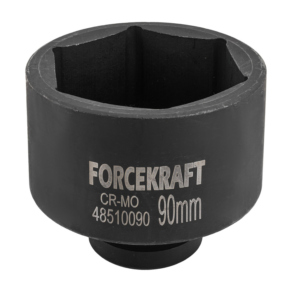 Головка ударная глубокая 1'', 90мм (6гр) FORCEKRAFT FK-48510090