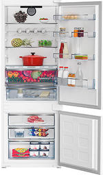 Встраиваемый двухкамерный холодильник Beko BCNE400I35ZS