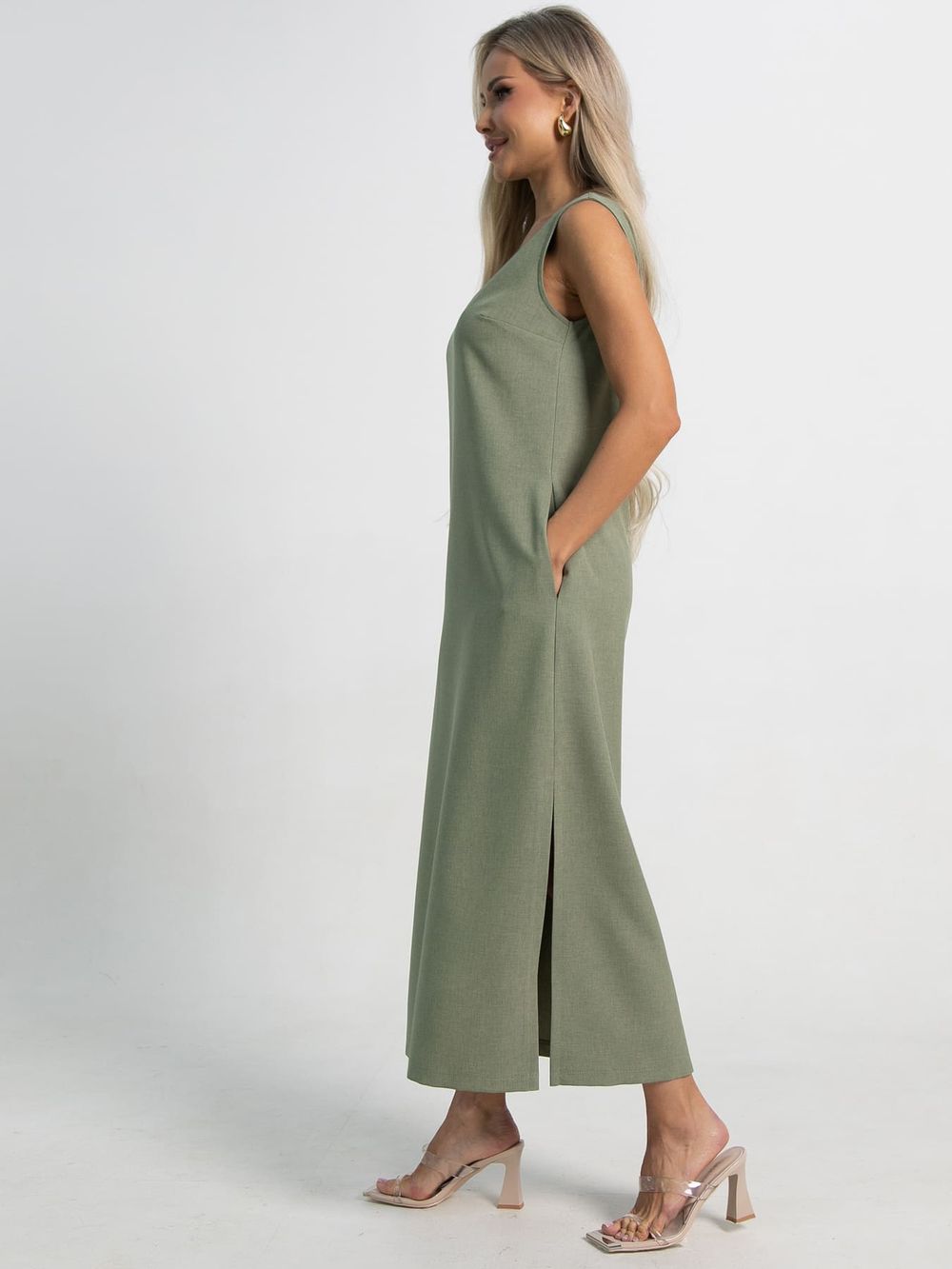 Платье Айлин (оливковое) П15353-19М LT Collection