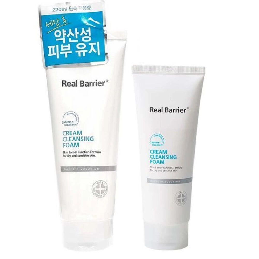 Пенка для умывания Real Barrier Cream Cleansing Foam 220 мл