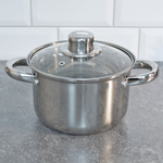 Набор кастрюль 3 предмета (1,9л, 2,9л, 3,9л) нерж, DNN3 SD-A17-6