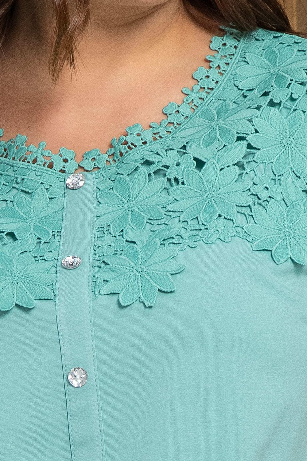 Блуза Лейла (оливковая) Б13333-20М LT Collection