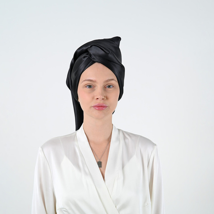 Полотенце VAKSILK 98х52 см ЧЁРНЫЙ АНТРАЦИТ